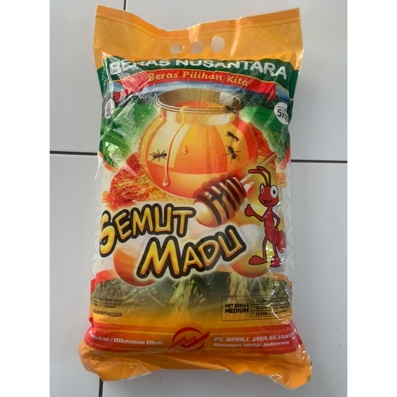 

Beras Nusantara 5 kg - Semut madu