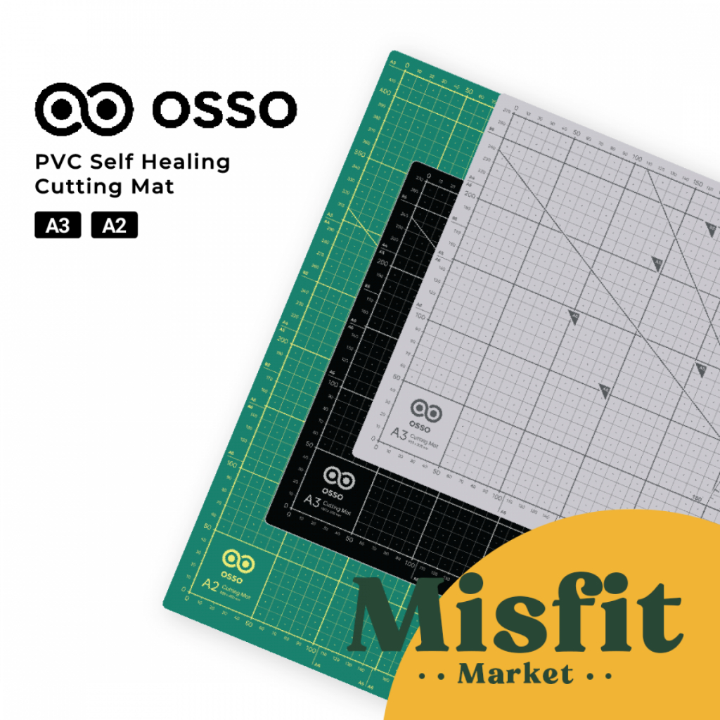 

OSSO PVC Self Healing Cutting Mat A2 Alas Potong Kertas