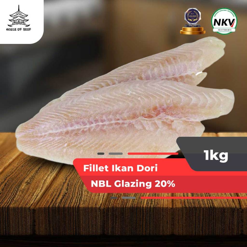 

Ikan Dori Fillet NBL Glazing 15-20% Super Premium 1KG