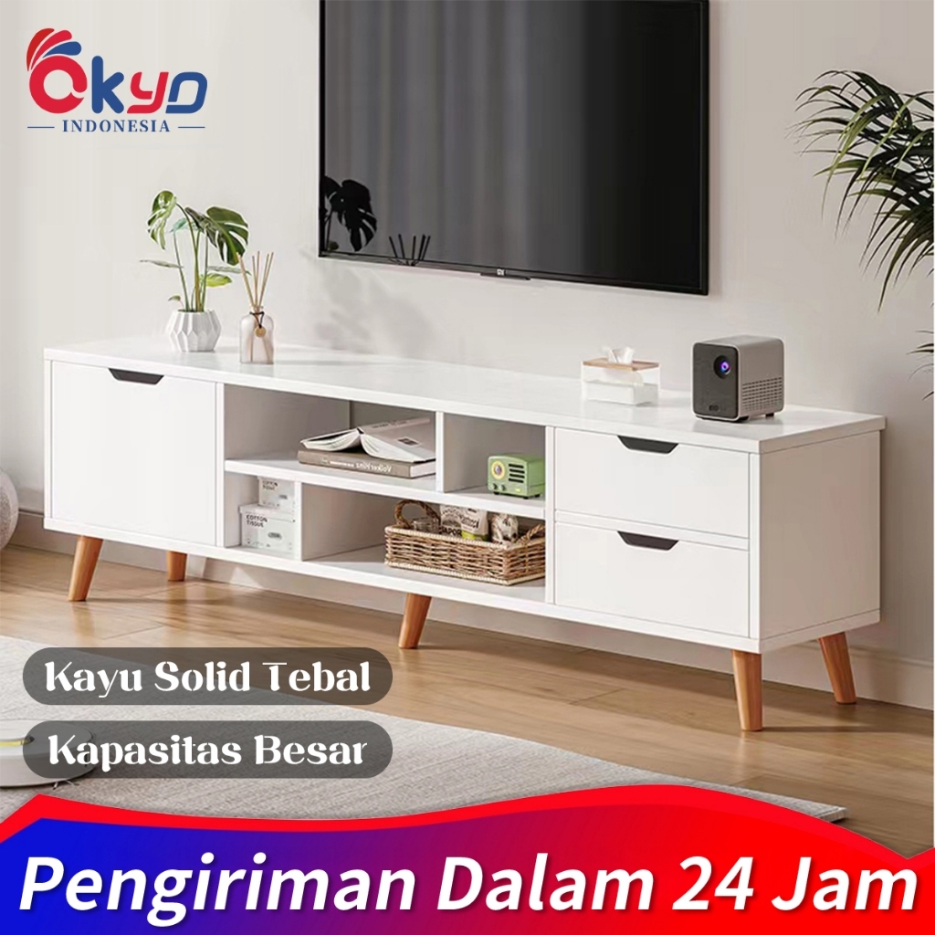 Rak TV Minimalis Meja TV / Kayu TV Serbaguna Minimalis Meja TV /Minimalis TV Meja TV /Meja TV kayu T
