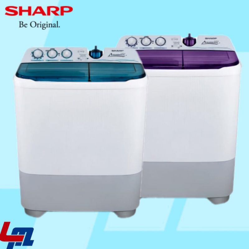 SHARP MESIN CUCI 2TABUNG /ES-T85CR VK/PK/BK/ EST85CR VK,PK,BK