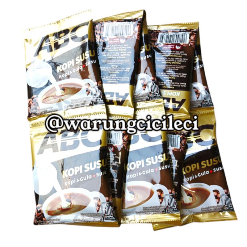 

KOPI ABC SUSU / ABC KOPI SUSU 30g x 10pcs ( 1 RENCENG )