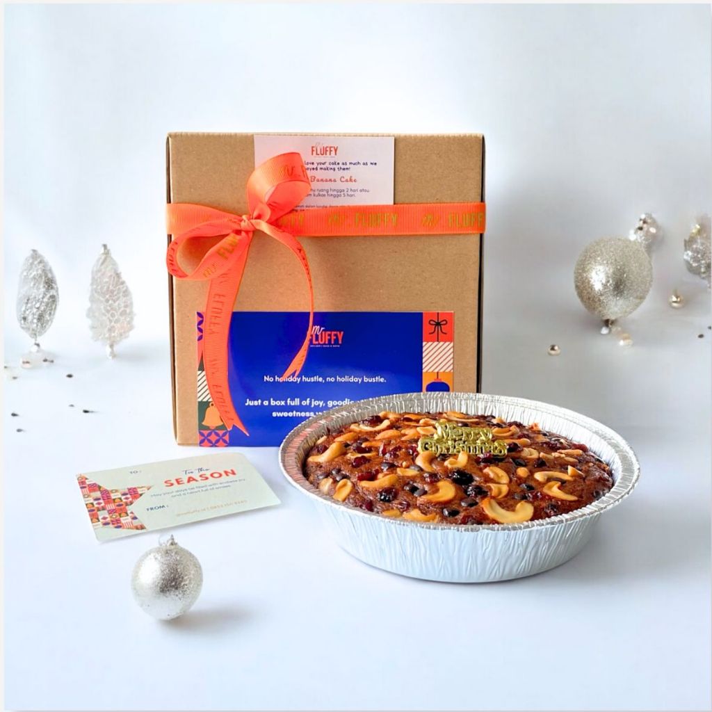 

Christmas Hampers OH! BANANA CAKE / Mr Fluffy Kue Natal Hantaran Parsel Bolu Pisang Premium