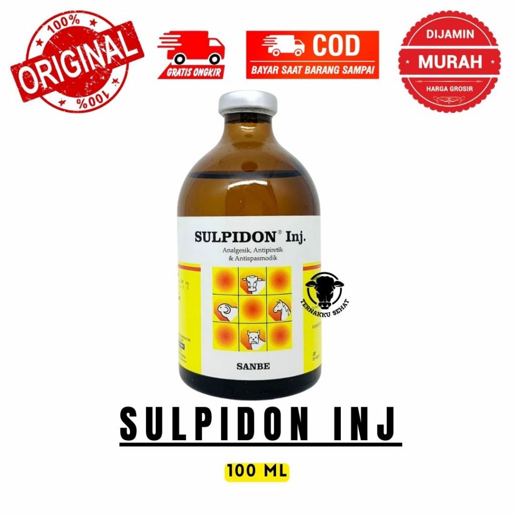 Sulpidon Inj. 100Ml Termurah - Obat Pereda Sakit Hen Gesik Ipiretik Ispasmodik - Sanbe
