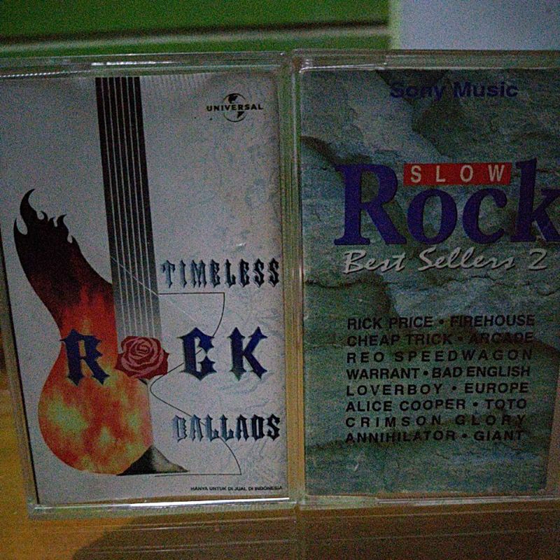 kaset Timless Rock Ballads & Slow Rock Best Seller