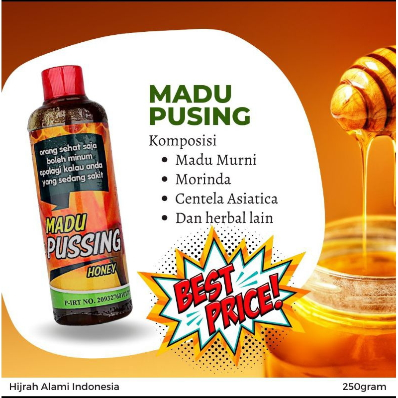 

MADU PUSSING - Membantu Atasi Pusing dan Vertigo 250ml