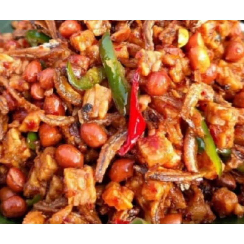 

Sambalado Teri Kacang Tempe