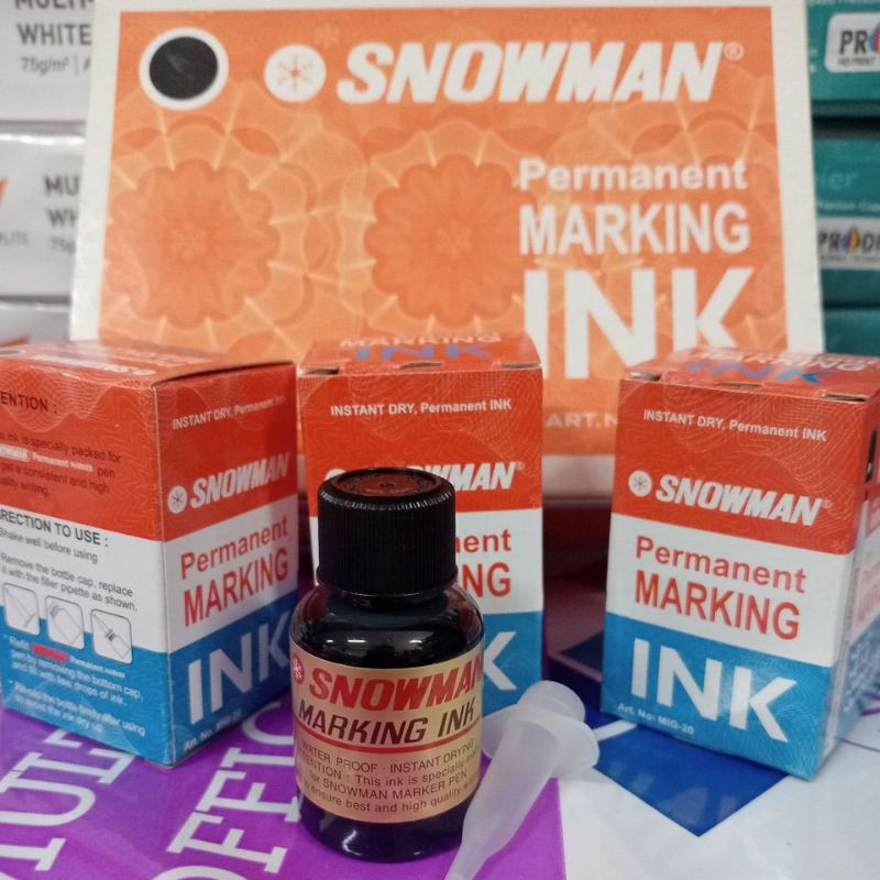 

Snowman Ink Permanen Marking MIG-20 1dus 12pcs