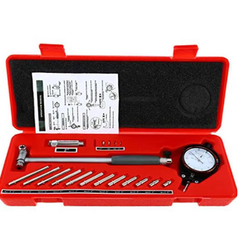 SOF 2" - 6" 0,001" Kedalaman Lubang Mesin Pengukuran 50-160mm 0,01mm Dial Bore Indicator Gauge