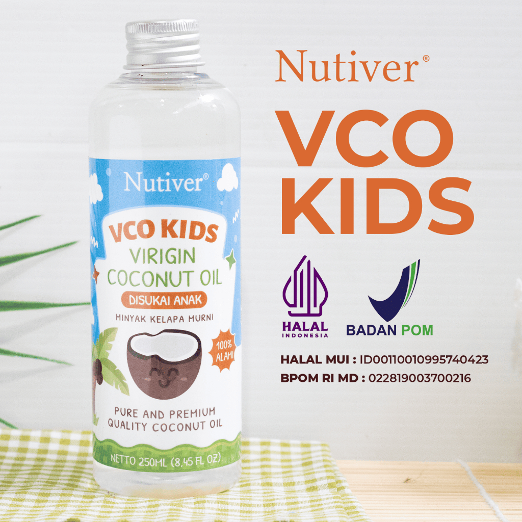 

NUTIVER Minyak VCO MPASI Anak 250ml / Extra Virgin Coconut Oil