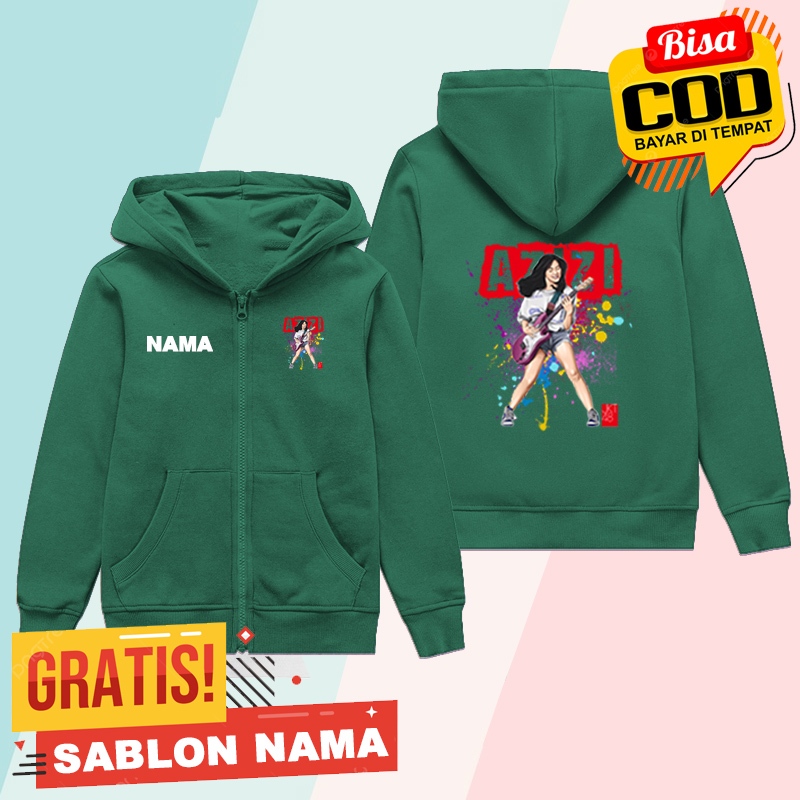 JAKET ZIPPER ANAK MOTIF AZIZI JKT48