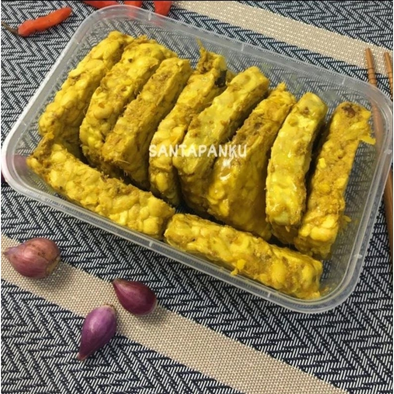 

Tempe Ungkep Kuning isi 10pcs