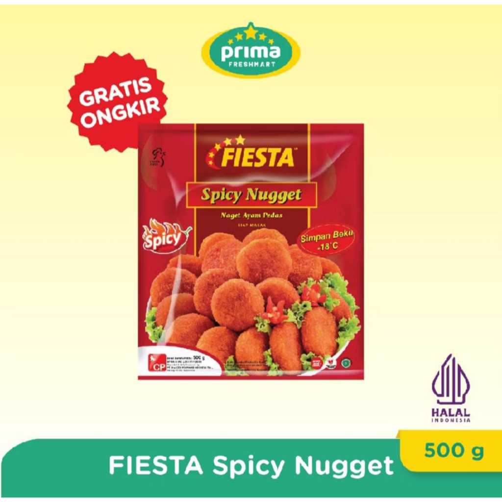 

FIESTA NUGGET AYAM PEDAS 500 GR/PAC