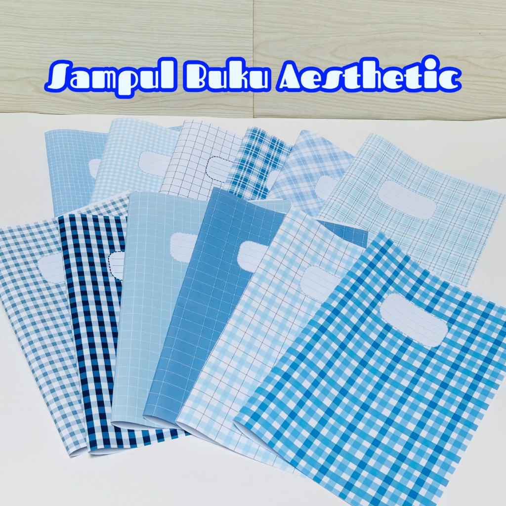 

TERMURAH!! [6PCS] SAMPUL BUKU AESTHETIC BIRU | Buku BIG BOSS UK B5 Korean Style