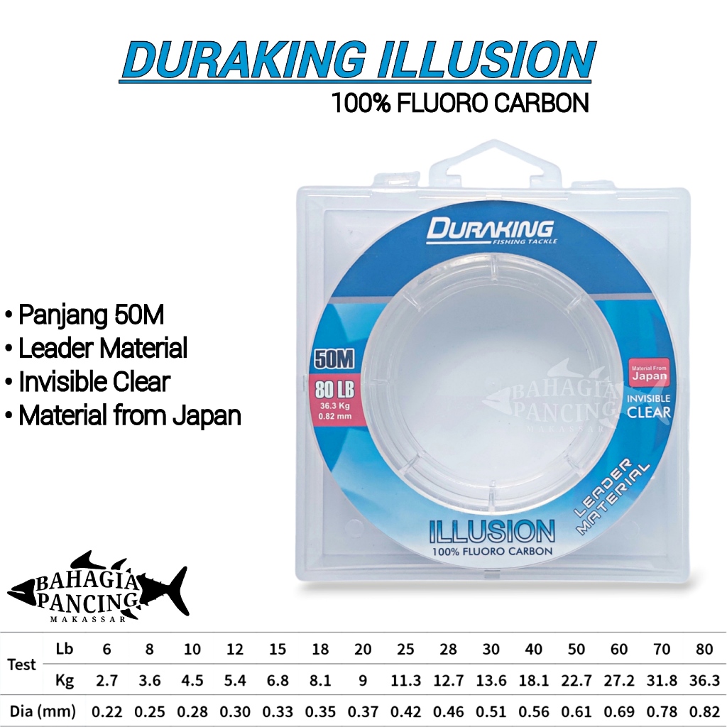 SENAR LEADER PANCING DURAKING ILLUSION 50M