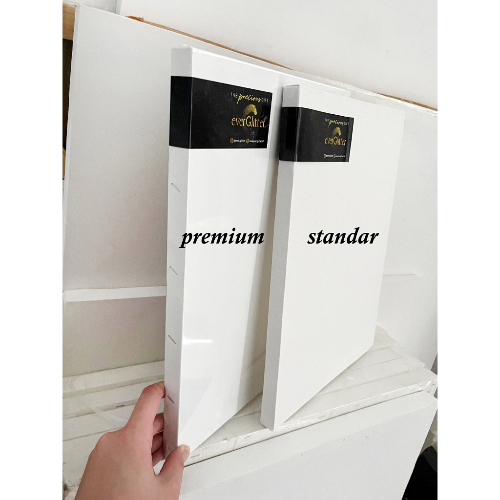 

Kanvas Lukis Polos by everGlitter ukuran 20x30 cm - Hitam & Putih