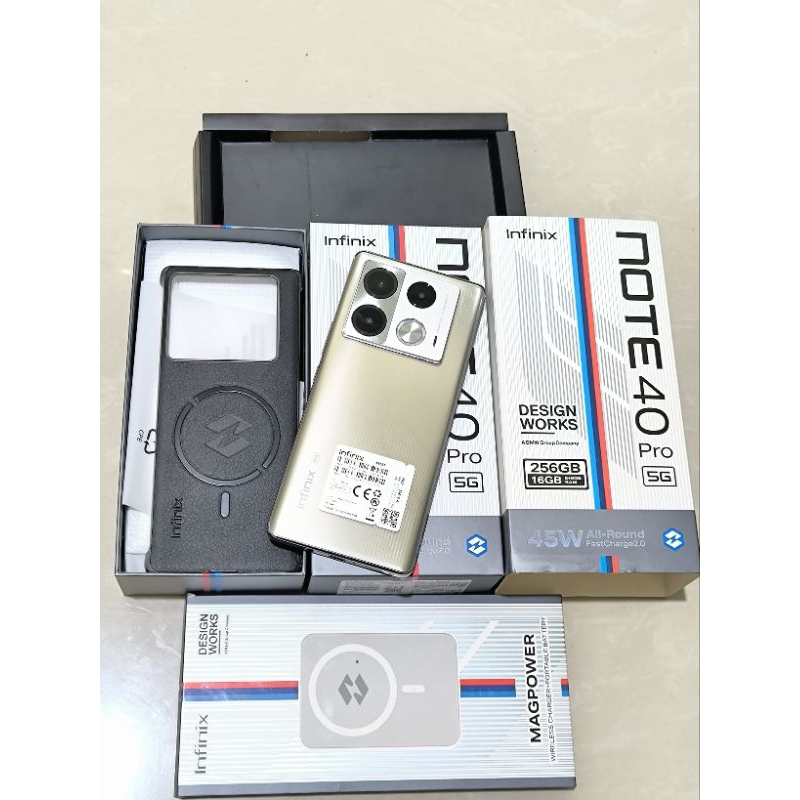 infinix note 40 pro 5g 8/256 bmw edition second original