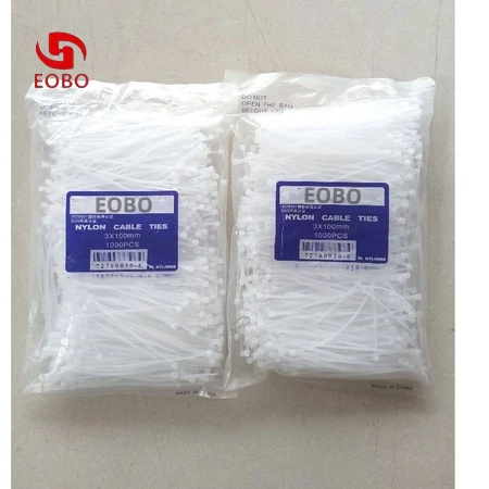 

EOBO KABEL TIS PUTIH Berbagai Macam Ukuran / KABEL TIES / Nylon Cable Tie