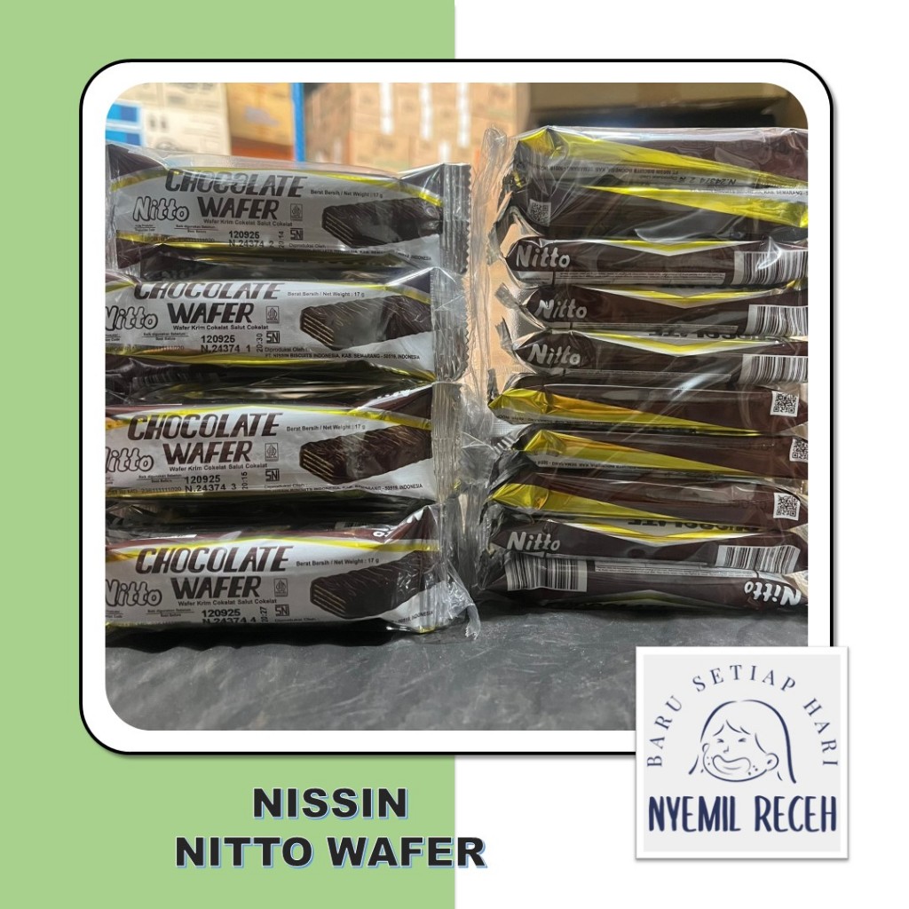 

Nissin Nitto Wafer Coklat ( isi 10 X 17gr )