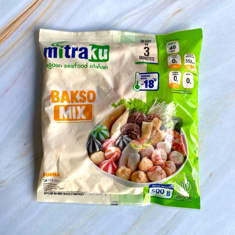 

Mitraku Bakso Ikan Mix 500gr