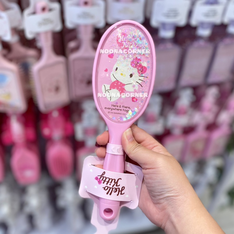 Miniso x Sanrio ‼️ Sisir Glitter / Hair Brush Sanrio Hello Kitty Collections