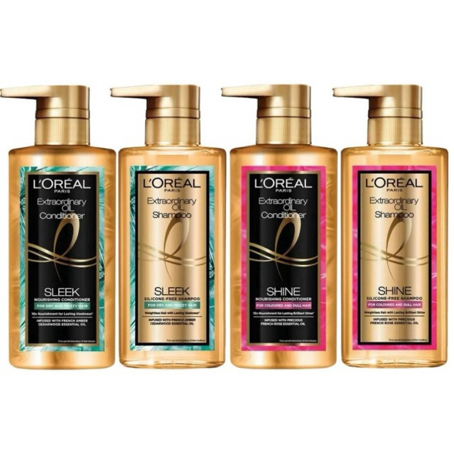 Paris Extraordinary Shampoo Series | Oil Sleek & Shine Premium Shampoo Conditioner