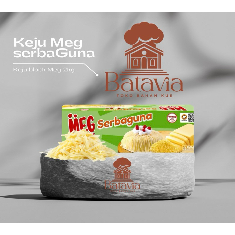 

Keju Meg 2 Kg Cheddar Serbaguna