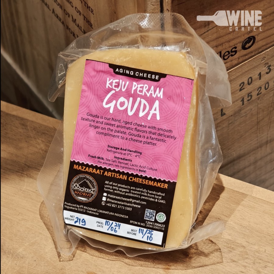 

Mazaraat Artisan Aging Cheese Keju Peram Gouda