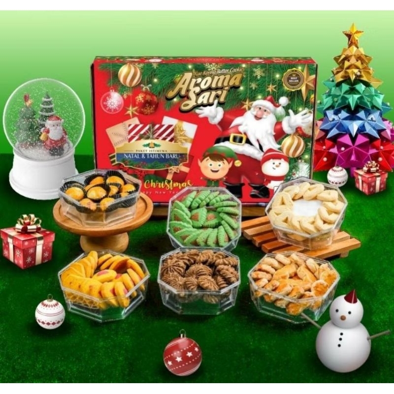 

hampers kue aroma sari isi 6 toples