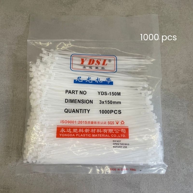 

Kabel Ties | Cable Tie 15 cm | 3×150 mm | 1000 pcs
