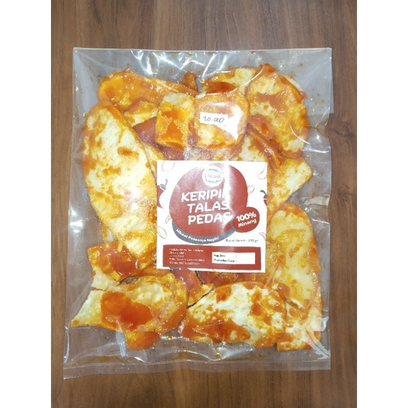 

Keripik Talas Pedas 200 gr asli Pesisir Selatan Sumatra Barat