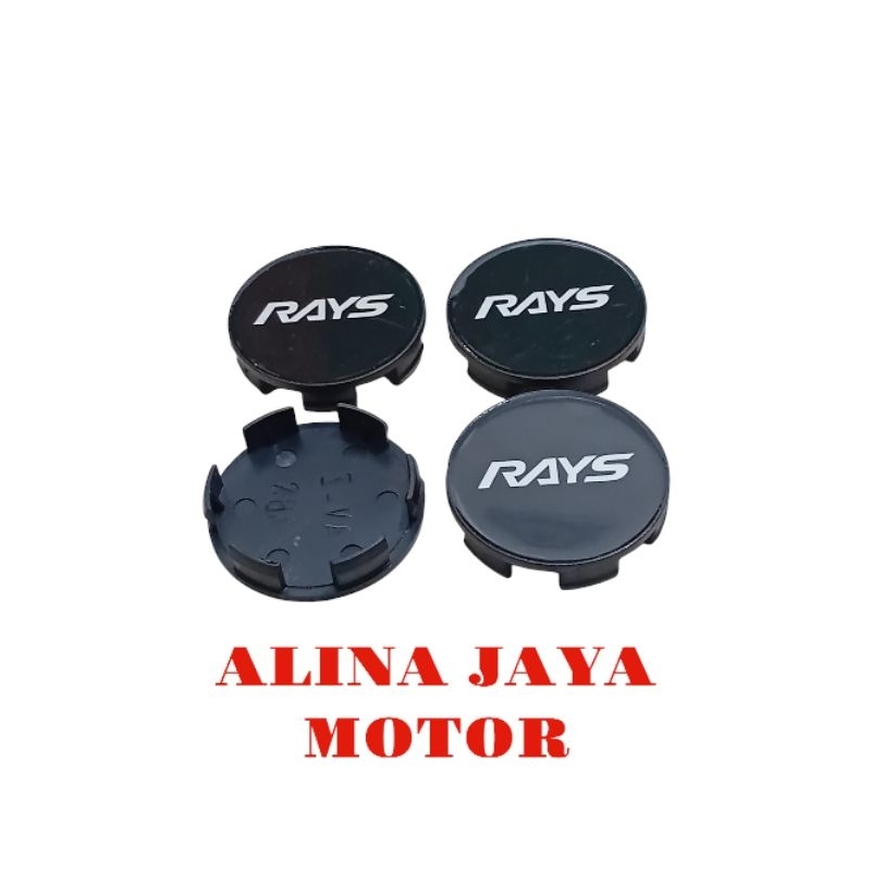 Dop roda tutup velg RAYS mobil Avanza diameter 5,7 cm