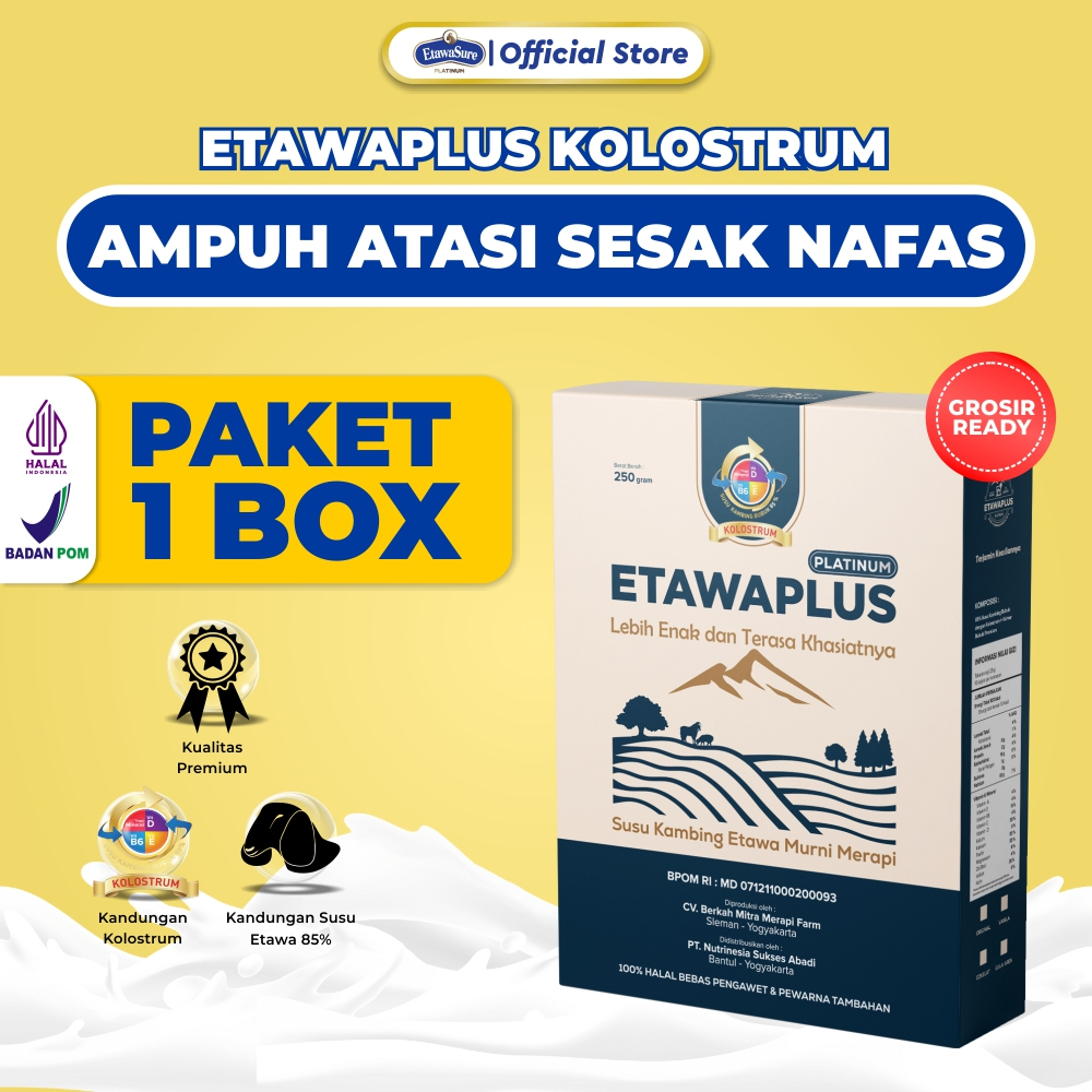 

Susu untuk masalah pernafasan dan nyeri sendi ETAWAPLUS