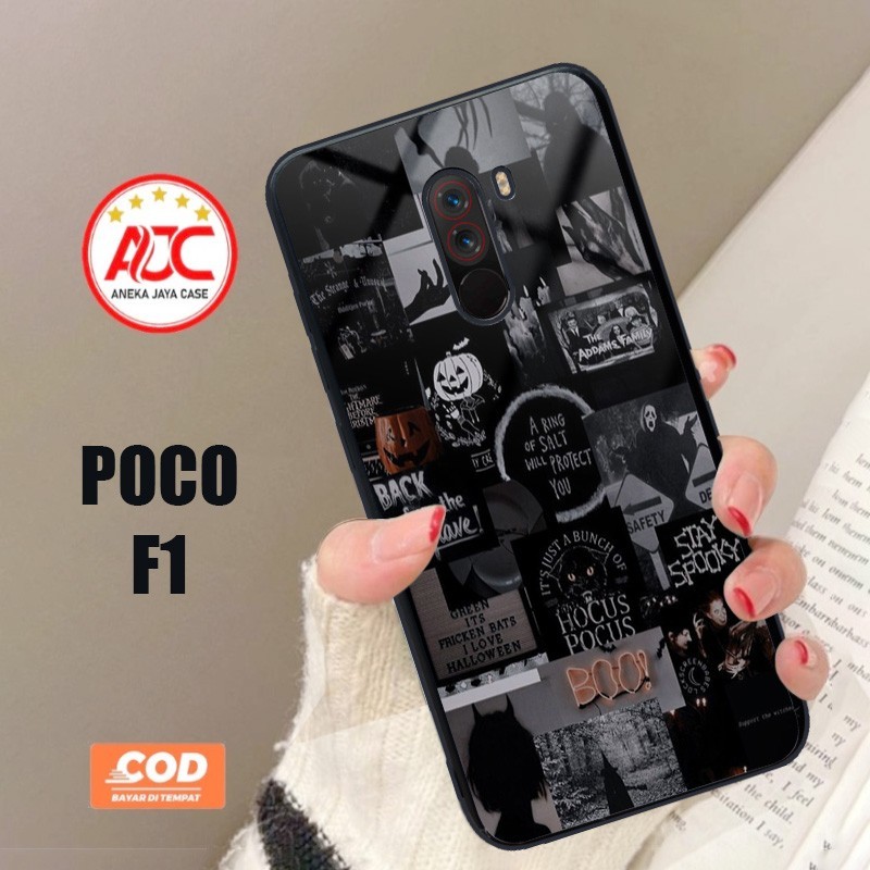 Casing Poco F1 Terbaru Aesthe Black Case Poco F1 Terlaris Temurah Casing Hardcase Softcase Glosy