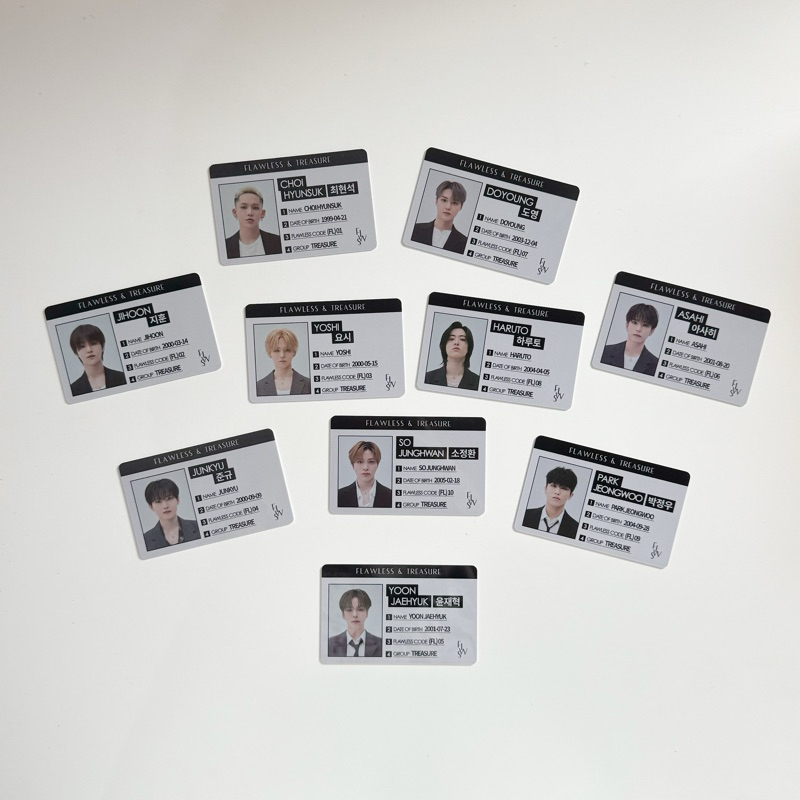 

TREASURE x Flawless ID Card Only