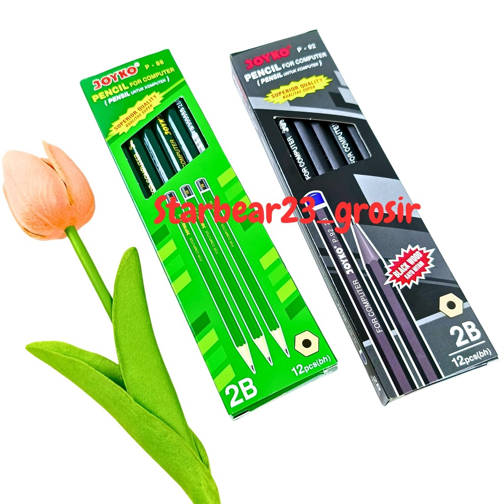 

Pensil komputer 2B Joyko P-88 1 box isi 12 PCS