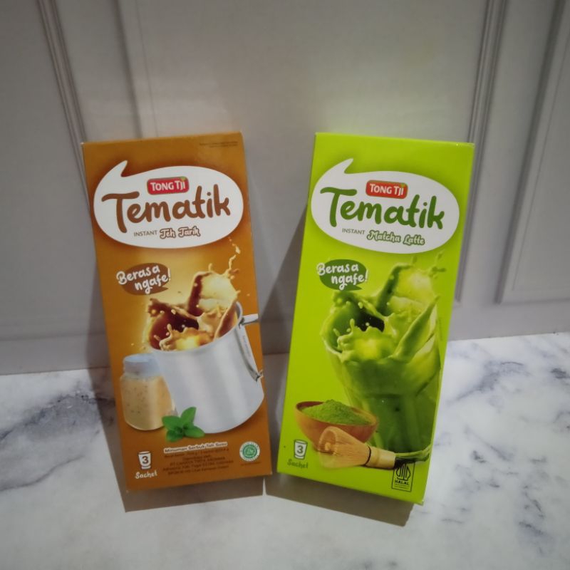 

Tong tji tematik teh tarik matcha latte instant 3s