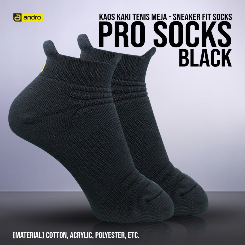 Kaos Kaki Tenis Meja Pingpong Andro Pro Socks