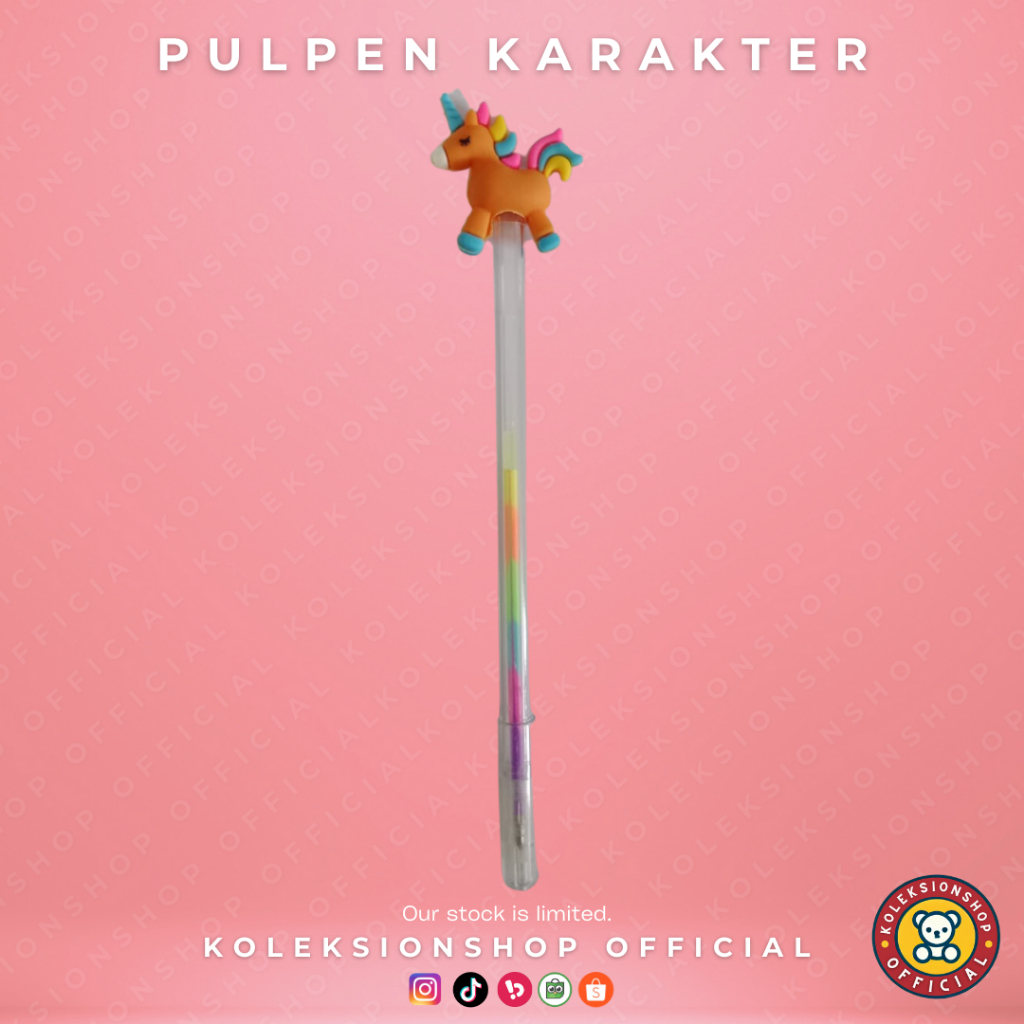 

Pulpen Tulis Karakter Kuda