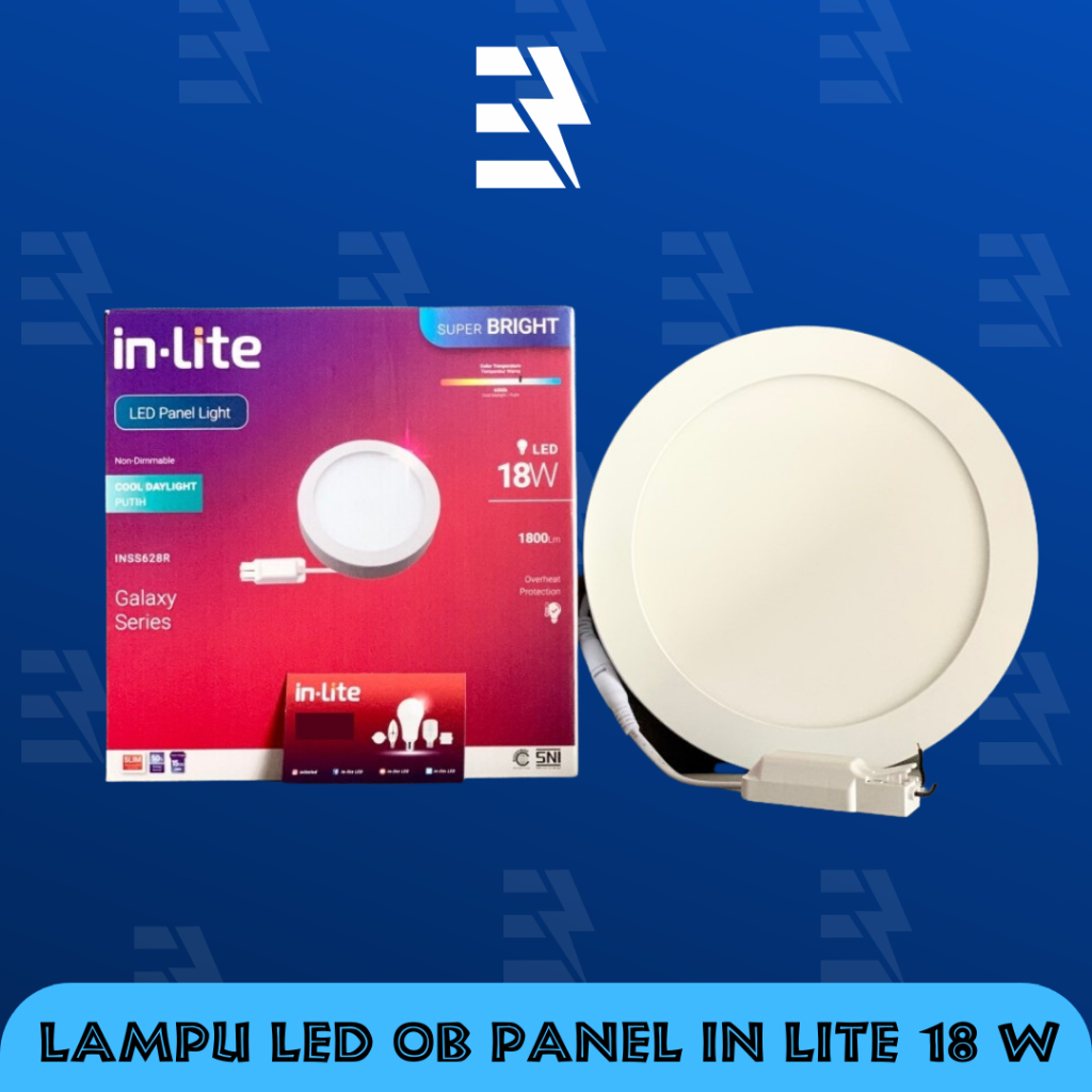 INLITE LAMPU DOWNLIGHT LED OUTBOW PANEL BULAT 18 WATT