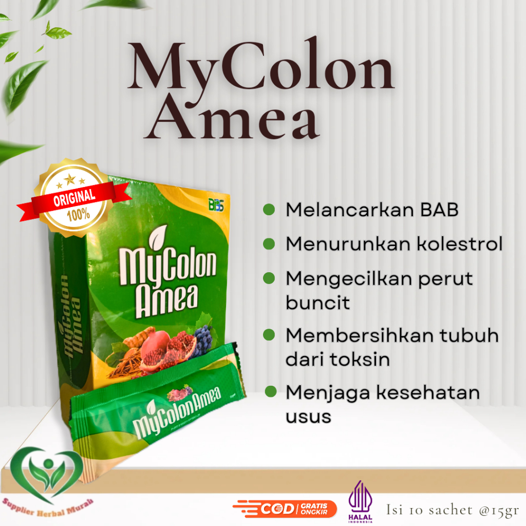 

MyColon Amea 100% ORIGINAL | Herbal Detoks Tubuh dan Pencernaan