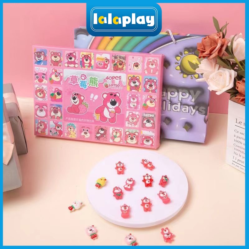 Lalaplay 40Holes Box Random Surprise Lucky Toblos Mainan Boneka Bingo Blind Box