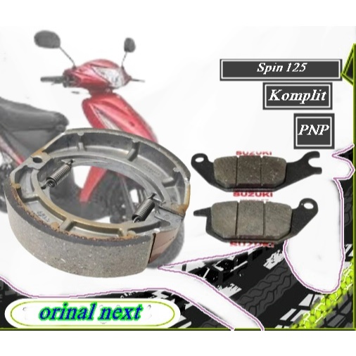 Paket Kampas Rem Cakram Depan Suzuki Spin 125 Kampas Rem Belakang Spin 125