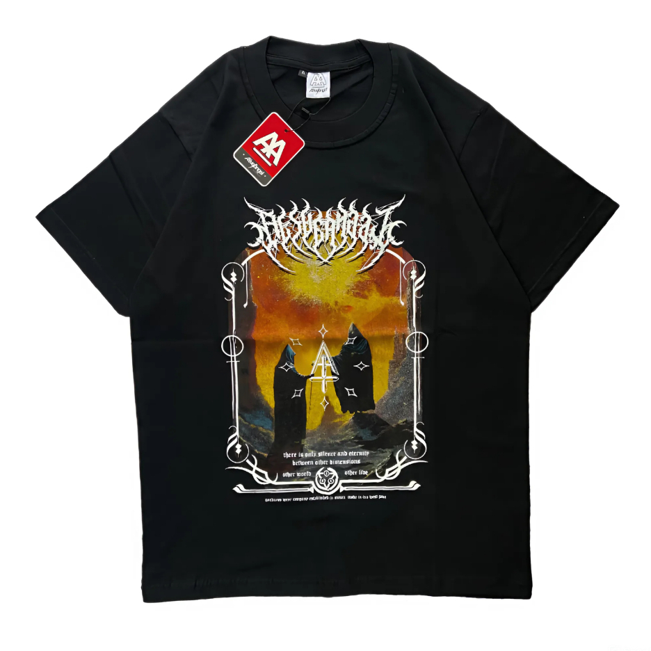 Kaos Distro Pria / Kaos Metal / Oversize / Baju Kaos Distro / Kaos Cowok / T-shirt Band Original