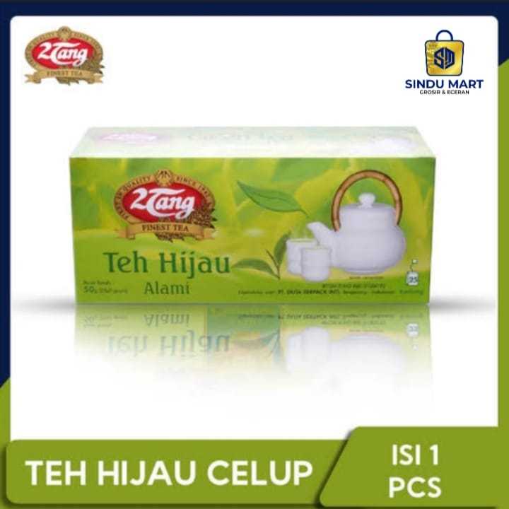 

Teh 2Tang Green Tea Natural (teh hijau) 50gr (isi 25 kantong/ 2 gr) Murah | Shopee Sindumart