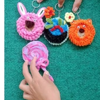 Cermin kawat bulu, cermin lucu gantungan kaca lucu