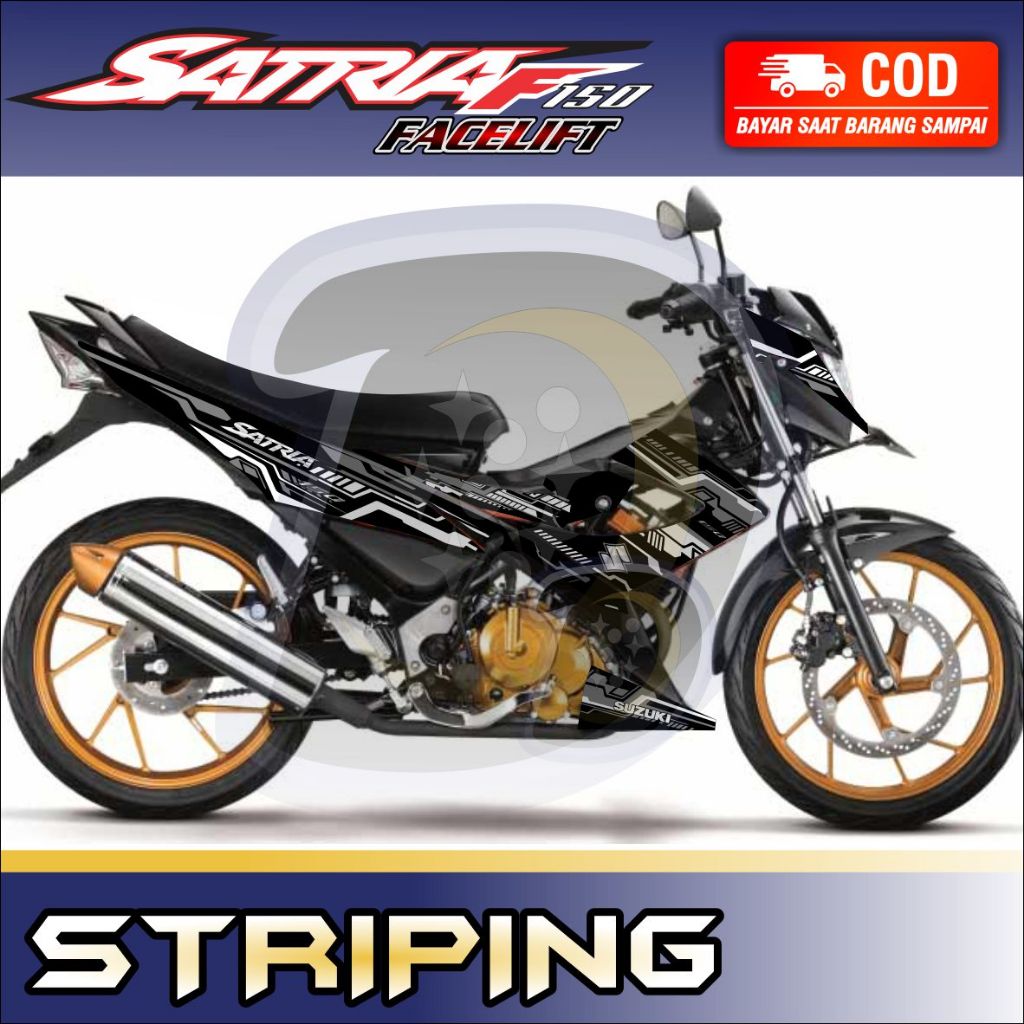 Striping Lis Satria Fu Facelift 2014 Stiker Variasi Satria Fu Facelift Striping Fu Facelift Hitech