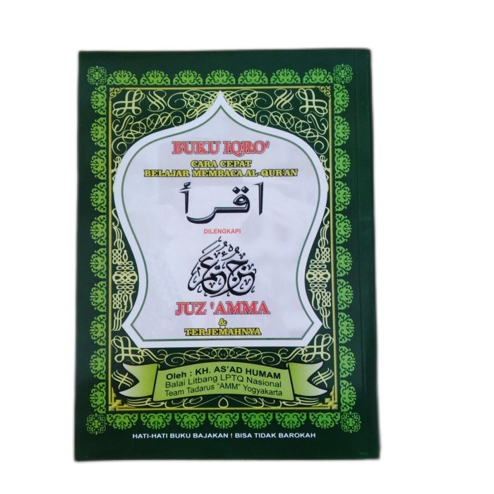 

Buku Iqro Hijau Besar 1-6 Plus Juz'Amma & Terjemah Ukuran 20,5x15 cm