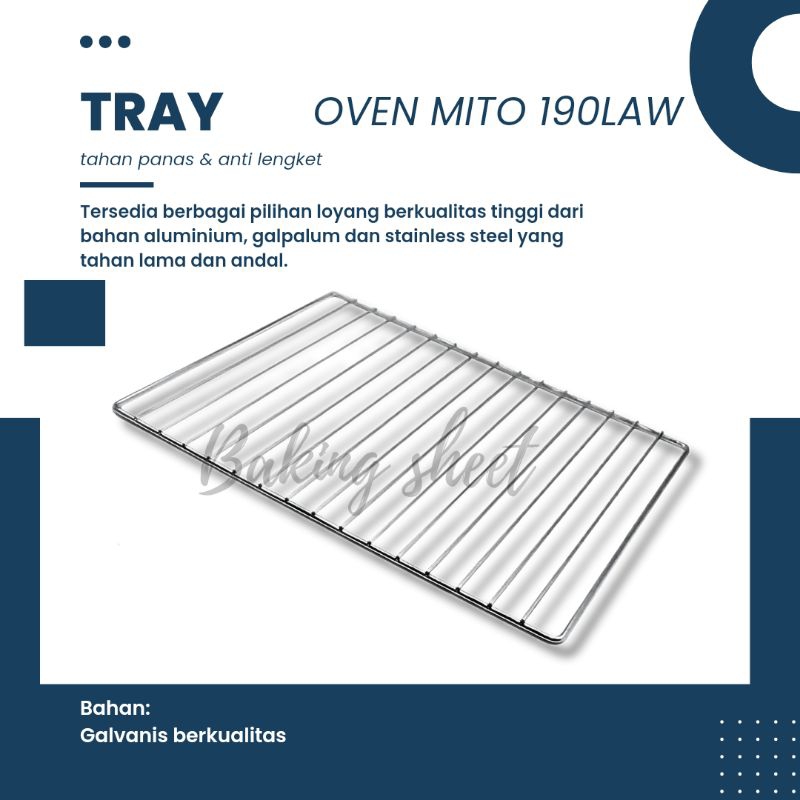tray oven mito kirin / rak jari jari oven kirin kbo 190 law