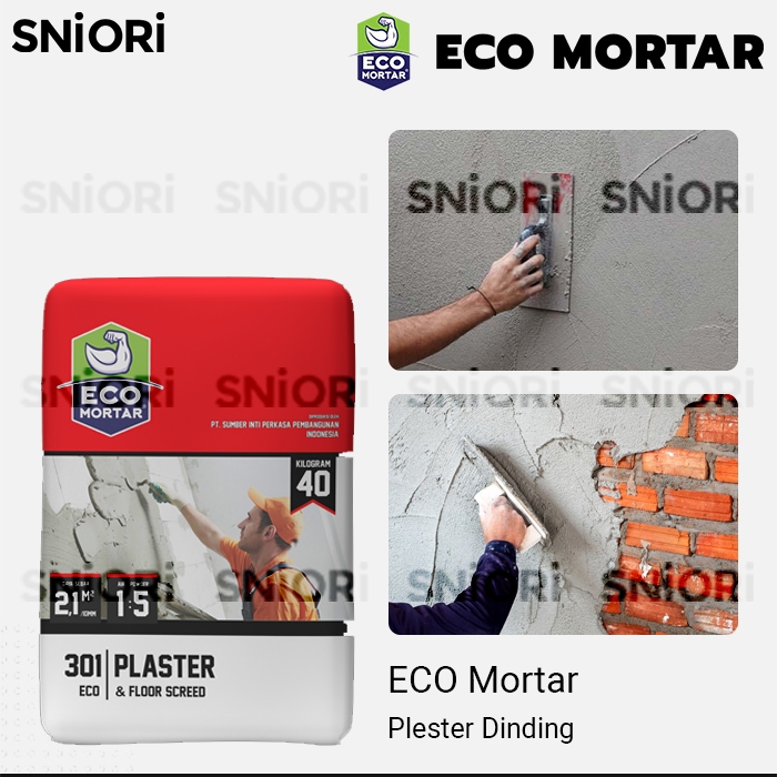 ECO Mortar Plester 40kg Surabaya Sidoarjo Gresik